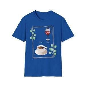 Unisex Soft style T-Shirt ''Coffee and Wine''