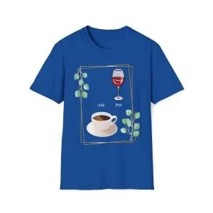 Unisex Soft style T-Shirt ''Coffee and Wine''