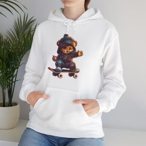 Hooded Sweatshirt ''Skateboard Teddy''