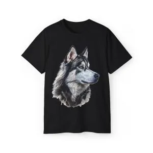 Unisex T-Shirt ''Husky Portrait''