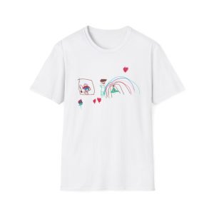 Unisex Soft style T-Shirt ''Your Child Drawing''