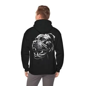 Hooded Sweatshirt ''One line Dog Portrait''