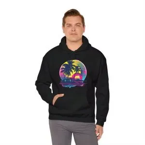 Hooded Sweatshirt ''Sunny Landscape''