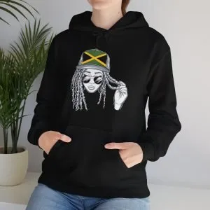 Hooded Sweatshirt ''Jamaican Dreads''