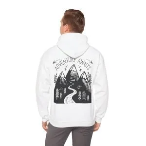 Hooded Sweatshirt ''Adventure Awaits''