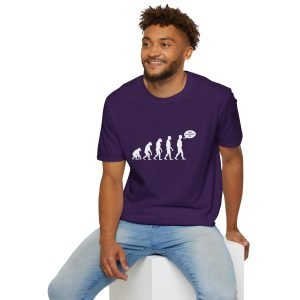 Evolution of Man Funny T-Shirt, Casual Tee, Gift for Geeks