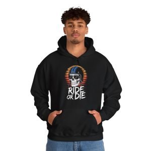 Ride or Die Hooded Sweatshirt, Biker Apparel