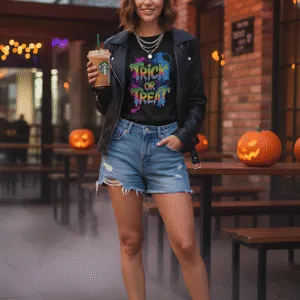 Halloween Trick or Treat Unisex T-Shirt, Spooky Fashion, Halloween Costume, Gift for Halloween Lovers, Graphic Tee