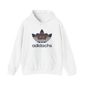 Adidachs Funny Dog Logo Hoodie