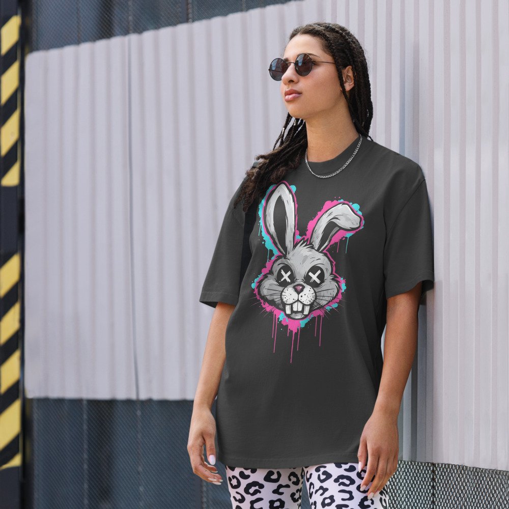 Graffiti Bunny Oversized