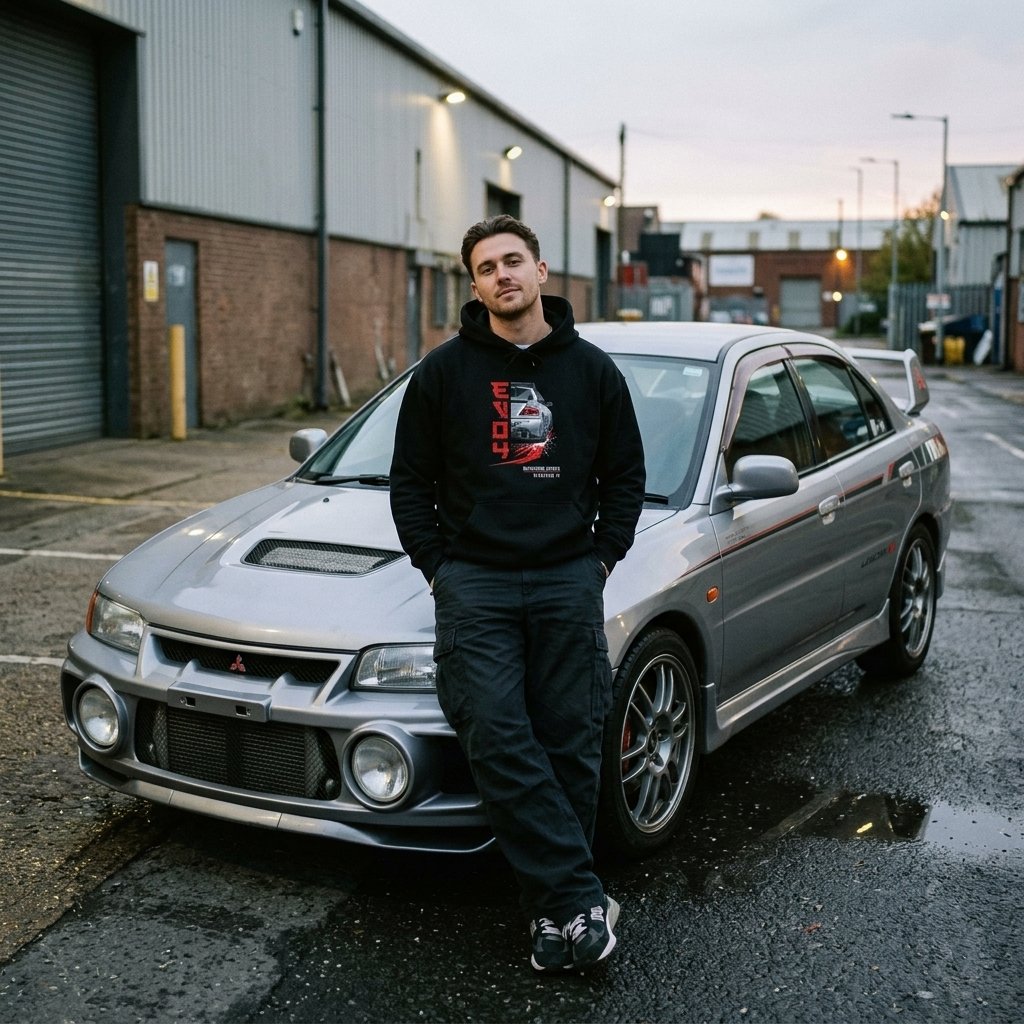 EVOLV Car Enthusiast Graphic Hoodie